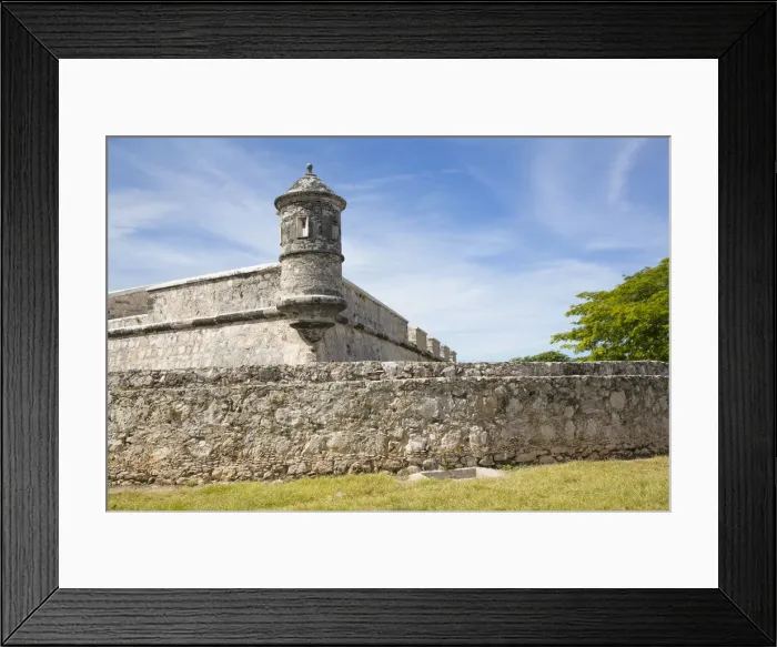 Framed Print : Outer Walls, Fort San Jose, Campeche, State of Campeche, Mexico, North America Framed Print : Outer Walls, Fort San Jose, Campeche, State of Campeche, Mexico, North America