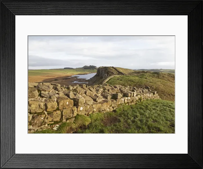 Framed Print : Hadrians Wall, UNESCO World Heritage Site, runs across Walltown Crags, through the landscape of Northumberland National Park, Northumberland, England, United Kingdom, Europe Framed Print : Hadrians Wall, UNESCO World Heritage Site, runs across Walltown Crags, through the landscape of Northumberland National Park, Northumberland, England, United Kingdom, Europe