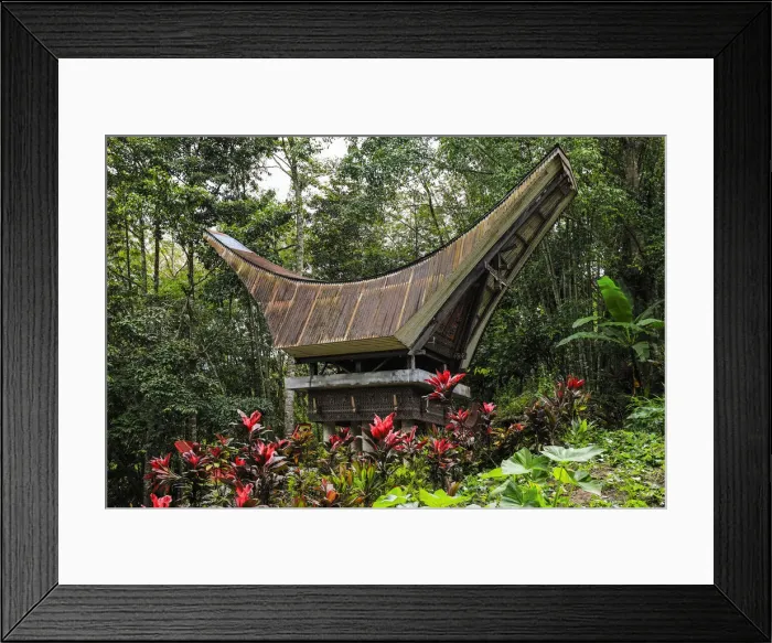 Framed Print : Zinc clad saddleback roofed tongkonan, Bori Kalimbuang megalithic burial site, Bori, Rantepao, Toraja, South Sulawesi, Indonesia, Southeast Asia, Asia Framed Print : Zinc clad saddleback roofed tongkonan, Bori Kalimbuang megalithic burial site, Bori, Rantepao, Toraja, South Sulawesi, Indonesia, Southeast Asia, Asia