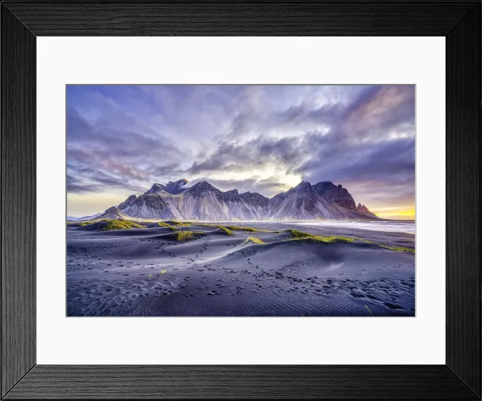 Framed Print : Vestrahorn Mountain at sunrise, Southeast Iceland, Polar Regions Framed Print : Vestrahorn Mountain at sunrise, Southeast Iceland, Polar Regions