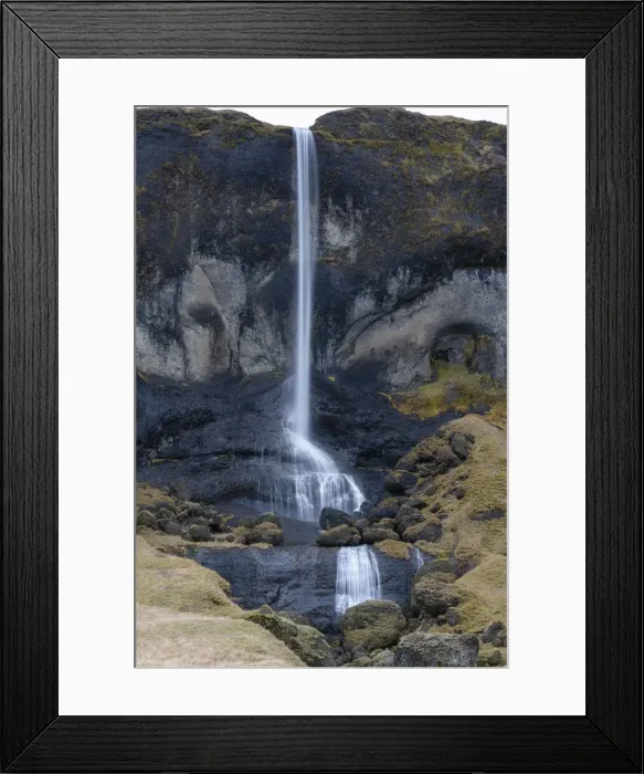 Framed Print : Sidu Waterfall, Iceland, Polar Regions Framed Print : Sidu Waterfall, Iceland, Polar Regions
