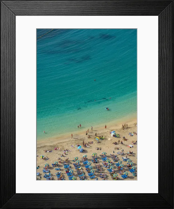 Framed Print : View of Playa de Amadores beach from elevated position, Puerto Rico, Gran Canaria, Canary Islands, Spain, Atlantic, Europe Framed Print : View of Playa de Amadores beach from elevated position, Puerto Rico, Gran Canaria, Canary Islands, Spain, Atlantic, Europe