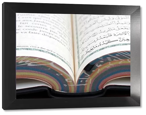 The Koran (Quran), Islamic sacred book, French translation, France, Europe