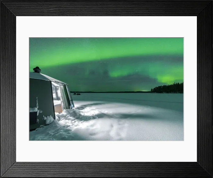 Framed Print : Illuminated empty igloo in the frozen landscape under Aurora Borealis (Northern Lights), Jokkmokk, Lapland, Sweden, Scandinavia, Europe Framed Print : Illuminated empty igloo in the frozen landscape under Aurora Borealis (Northern Lights), Jokkmokk, Lapland, Sweden, Scandinavia, Europe