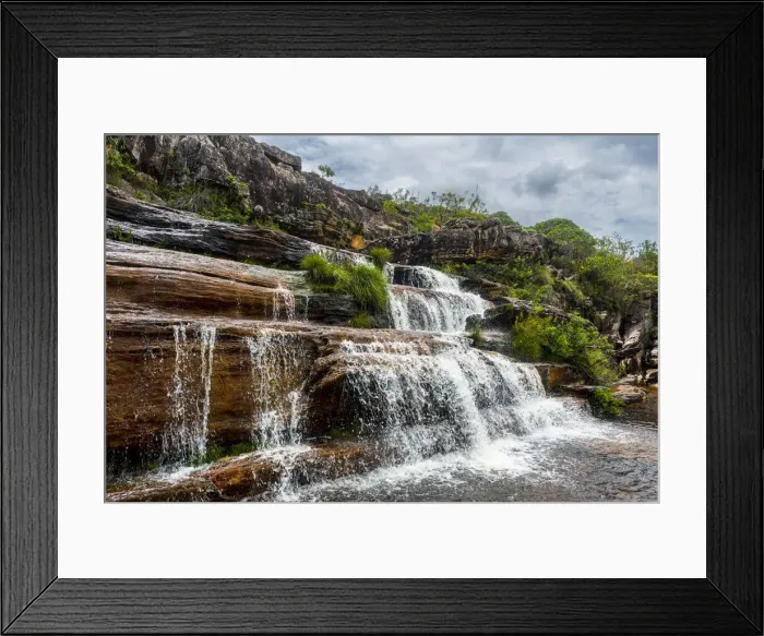 Framed Print : Sentinela waterfall near Diamantina, Minas Gerais, Brazil, South America Framed Print : Sentinela waterfall near Diamantina, Minas Gerais, Brazil, South America