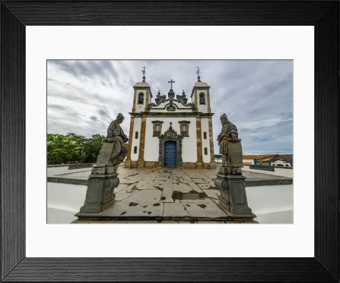 Framed Print : Sanctuary of Bom Jesus de Matosinhos, UNESCO World Heritage Site, Congonhas, Minas Gerais, Brazil, South America Framed Print : Sanctuary of Bom Jesus de Matosinhos, UNESCO World Heritage Site, Congonhas, Minas Gerais, Brazil, South America