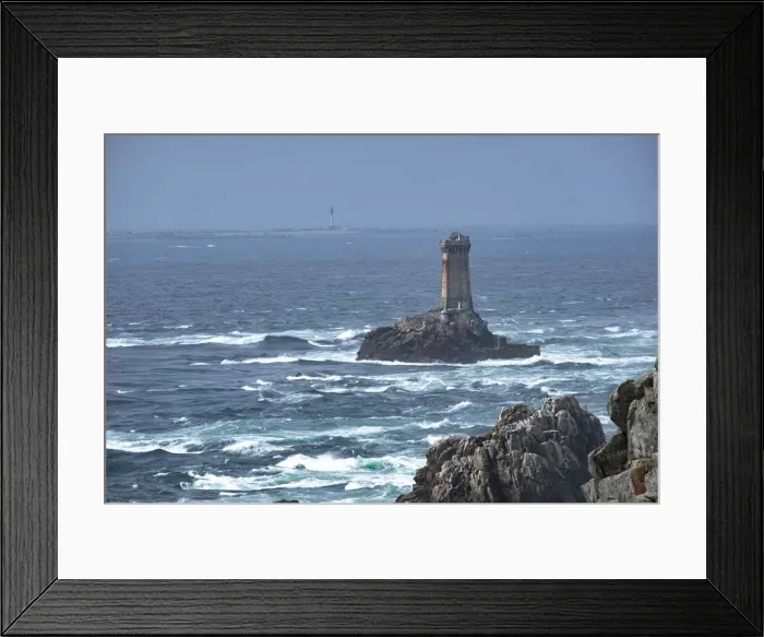 Framed Print : La Vieille lighthouse on a lonely rock in the water at Pointe du Raz, Finistere, Brittany, France, Europe Framed Print : La Vieille lighthouse on a lonely rock in the water at Pointe du Raz, Finistere, Brittany, France, Europe