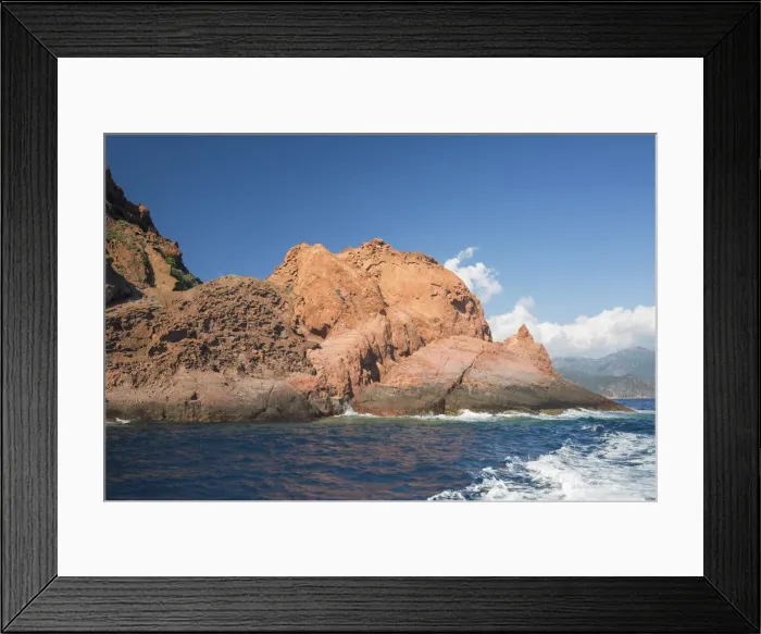 Framed Print : The rugged red cliffs of Punta Rossa, part of the Scandola Nature Reserve, UNESCO World Heritage Site, Porto, Corse-du-Sud, Corsica, France, Mediterranean, Europe Framed Print : The rugged red cliffs of Punta Rossa, part of the Scandola Nature Reserve, UNESCO World Heritage Site, Porto, Corse-du-Sud, Corsica, France, Mediterranean, Europe