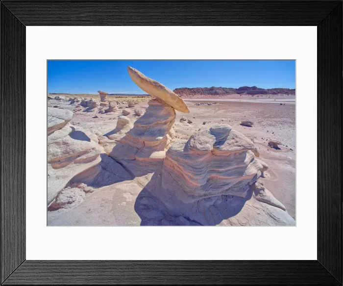 Framed Print : Hoodoo formations in the Devils Playground in Petrified Forest National Park, Arizona, United States of America, North America Framed Print : Hoodoo formations in the Devils Playground in Petrified Forest National Park, Arizona, United States of America, North America