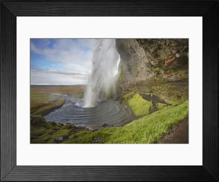 Framed Print : Seljalandsfoss Falls, near Vik, on the south coast of Iceland, Polar Regions Framed Print : Seljalandsfoss Falls, near Vik, on the south coast of Iceland, Polar Regions