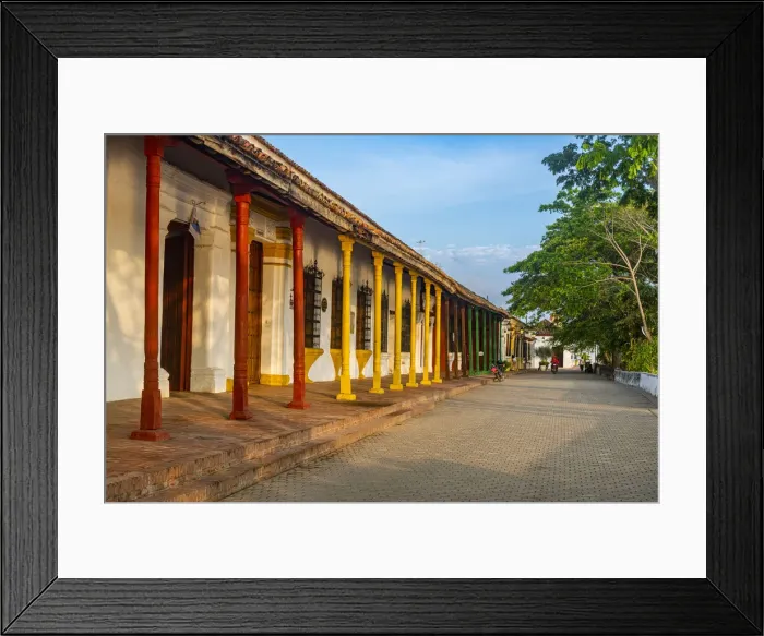 Framed Print : Historical center of Mompox, UNESCO World Heritage Site, Colombia, South America Framed Print : Historical center of Mompox, UNESCO World Heritage Site, Colombia, South America