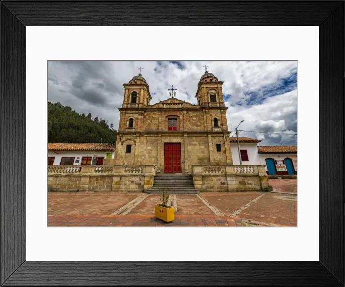 Framed Print : Church in Nemocon, Colombia, South America Framed Print : Church in Nemocon, Colombia, South America