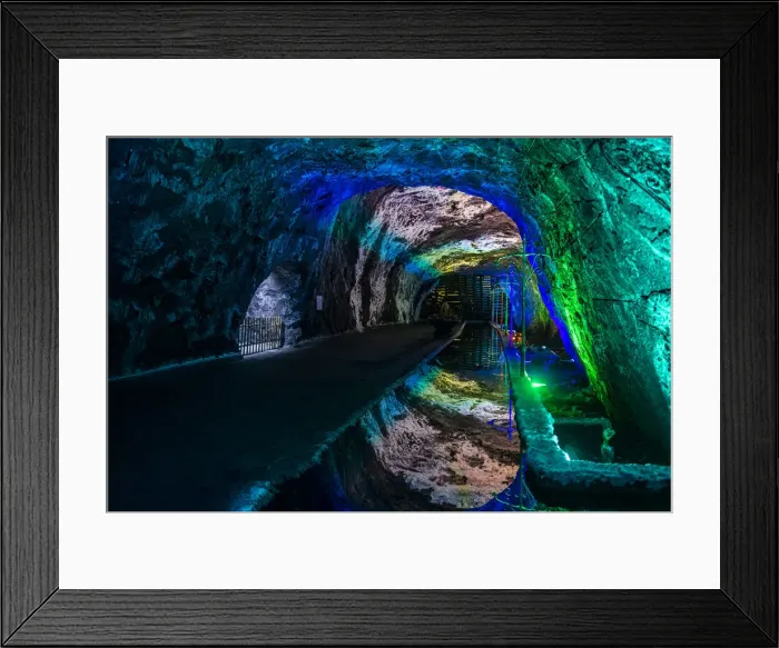 Framed Print : Salt mine of Nemocon, Colombia, South America Framed Print : Salt mine of Nemocon, Colombia, South America