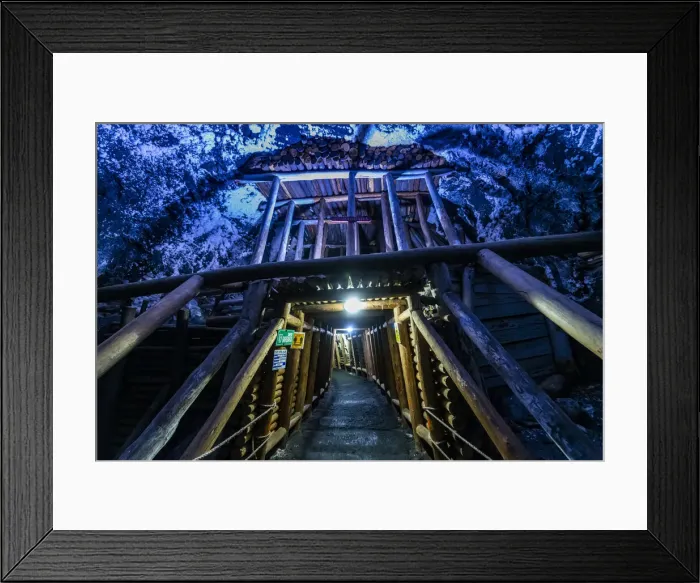 Framed Print : Salt mine of Nemocon, Colombia, South America Framed Print : Salt mine of Nemocon, Colombia, South America