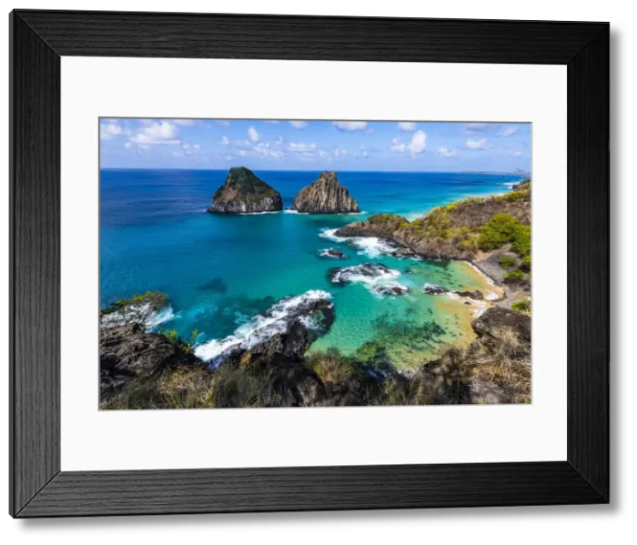 Framed Print : Turquoise water around the Two Brothers rocks, Fernando de Noronha, UNESCO World Heritage Site, Brazil, South America Framed Print : Turquoise water around the Two Brothers rocks, Fernando de Noronha, UNESCO World Heritage Site, Brazil, South America