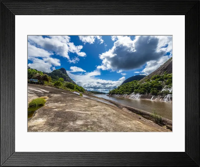 Framed Print : Huge granite hills, Cerros de Mavecure, Eastern Colombia, South America Framed Print : Huge granite hills, Cerros de Mavecure, Eastern Colombia, South America