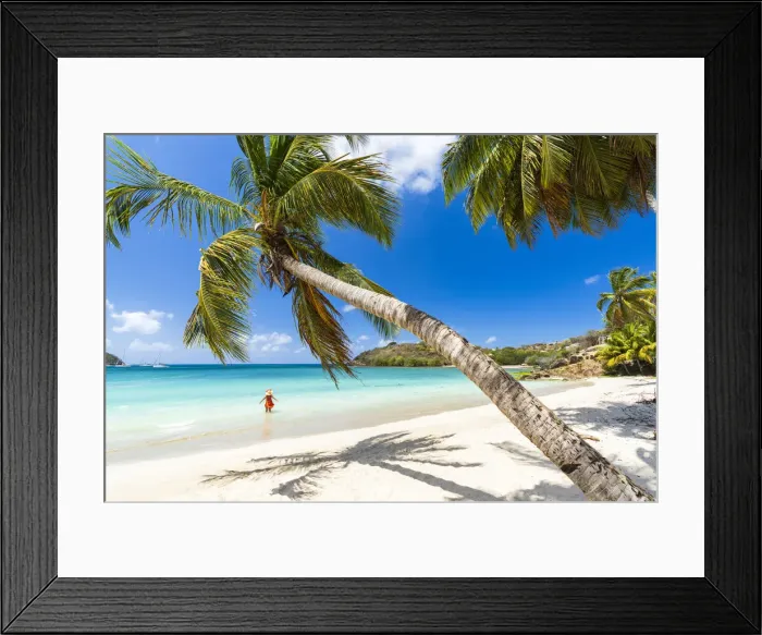 Framed Print : Cheerful woman sunbathing in the crystal Caribbean sea, Antigua, Leeward Islands, West Indies, Caribbean, Central America Framed Print : Cheerful woman sunbathing in the crystal Caribbean sea, Antigua, Leeward Islands, West Indies, Caribbean, Central America