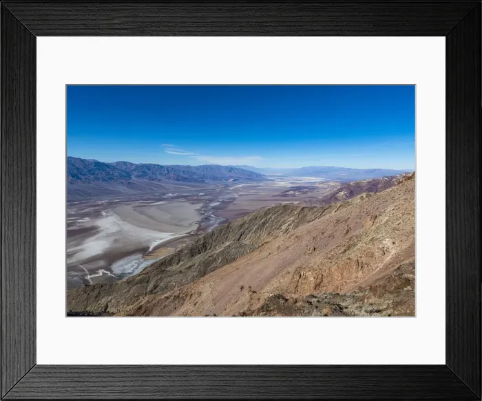 Framed Print : View over Death Valley, California, United States of America, North America Framed Print : View over Death Valley, California, United States of America, North America