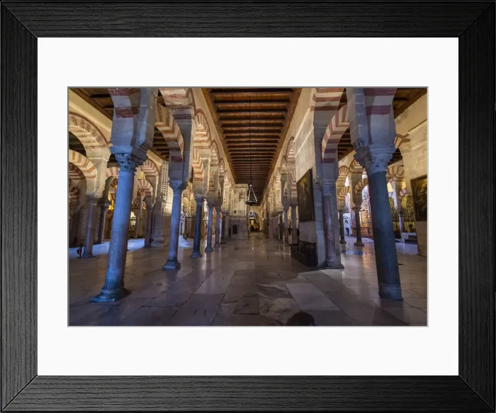 Framed Print : Columns and double-tiered arches, Great Mosque (Mezquita) and Cathedral of Cordoba, UNESCO World Heritage Site, Cordoba, Andalusia, Spain, Europe Framed Print : Columns and double-tiered arches, Great Mosque (Mezquita) and Cathedral of Cordoba, UNESCO World Heritage Site, Cordoba, Andalusia, Spain, Europe