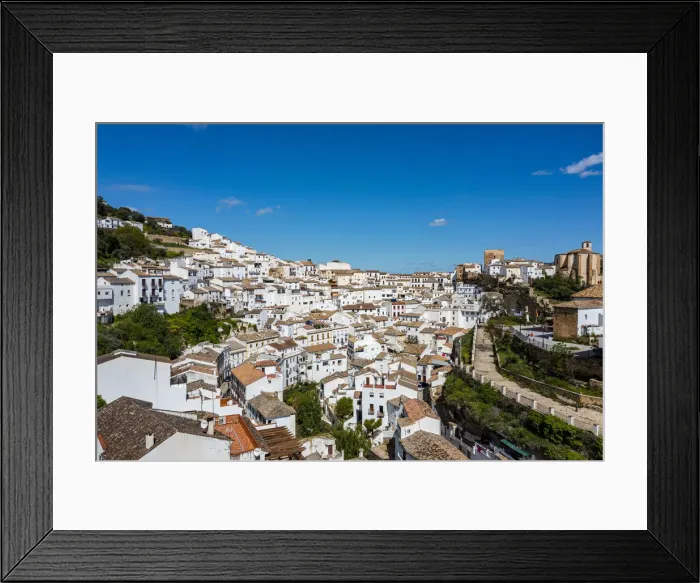 Framed Print : Aerial of the pueblo of Setenil de las Bodegas, Andalucia, Spain, Europe Framed Print : Aerial of the pueblo of Setenil de las Bodegas, Andalucia, Spain, Europe