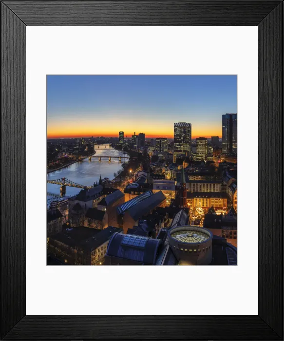 Framed Print : View over Schirn Art Hall to the skyline of Frankfurt am Main, Hesse, Germany, Europe Framed Print : View over Schirn Art Hall to the skyline of Frankfurt am Main, Hesse, Germany, Europe
