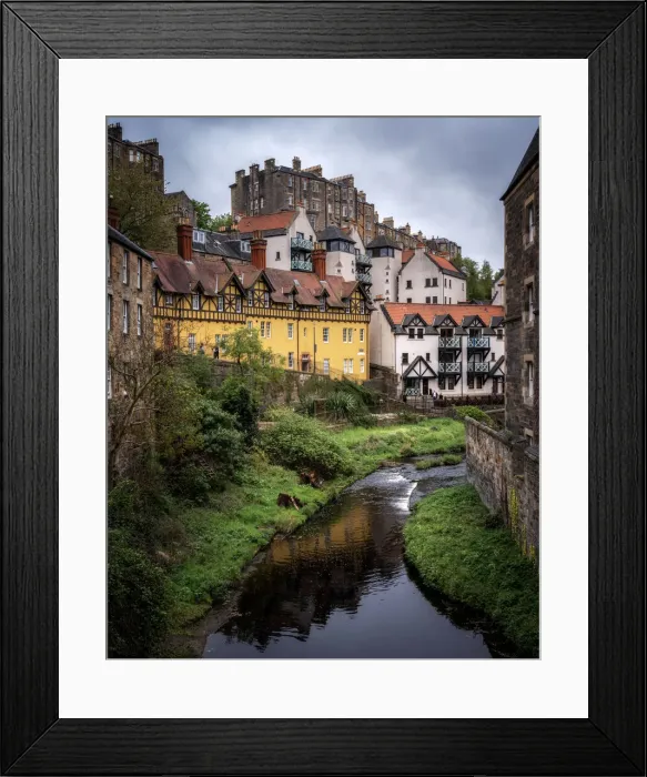 Framed Print : Dean Village, Edinburgh, Scotland, United Kingdom, Europe Framed Print : Dean Village, Edinburgh, Scotland, United Kingdom, Europe