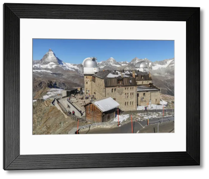Framed Print : Gornergrat Observatory, 3100m, view of Matterhorn Peak, 4478m, Zermatt, Valais, Swiss Alps, Switzerland, Europe Framed Print : Gornergrat Observatory, 3100m, view of Matterhorn Peak, 4478m, Zermatt, Valais, Swiss Alps, Switzerland, Europe