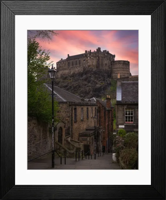 Framed Print : Edinburgh Castle sunset, UNESCO World Heritage Site, Edinburgh, Lothian, Scotland, United Kingdom, Europe Framed Print : Edinburgh Castle sunset, UNESCO World Heritage Site, Edinburgh, Lothian, Scotland, United Kingdom, Europe