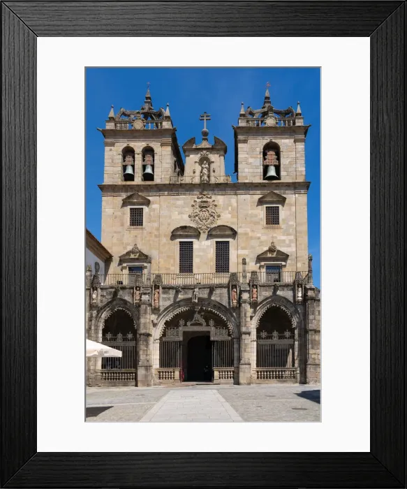 Framed Print : Braga Cathedral, Braga, Minho, Portugal, Europe Framed Print : Braga Cathedral, Braga, Minho, Portugal, Europe