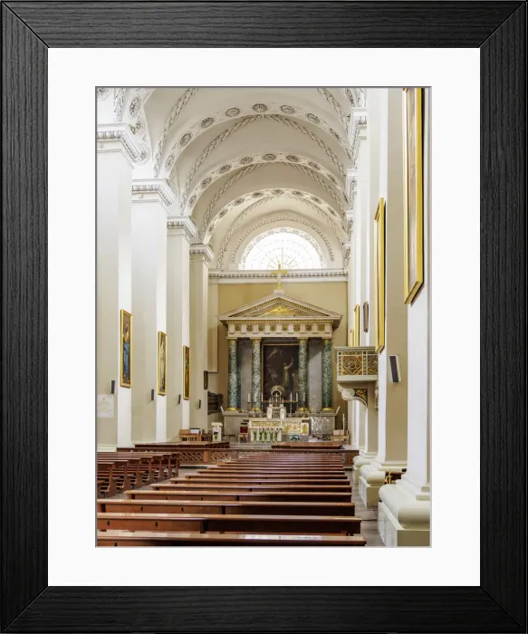 Framed Print : Cathedral Basilica of St. Stanislaus and St. Ladislaus, interior, Old Town, UNESCO World Heritage Site, Vilnius, Lithuania, Europe