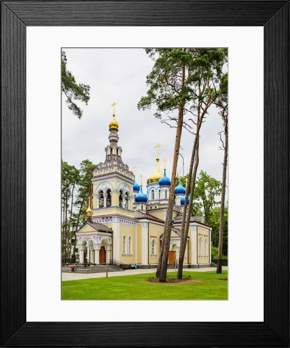 Framed Print : Our Lady of Kazan Dzintari Orthodox Church, Jurmala, Latvia, Europe Framed Print : Our Lady of Kazan Dzintari Orthodox Church, Jurmala, Latvia, Europe