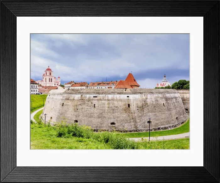 Framed Print : Bastion of the Vilnius Defensive Wall, Old Town, Vilnius, Lithuania, Europe