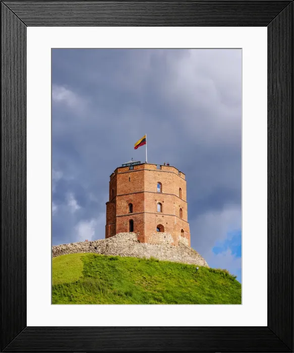 Framed Print : Gediminas Tower, Castle Hill, Vilnius, Lithuania, Europe Framed Print : Gediminas Tower, Castle Hill, Vilnius, Lithuania, Europe