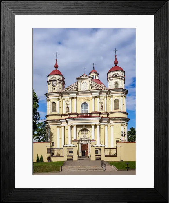 Framed Print : Church of St. Peter and St. Paul, UNESCO World Heritage Site, Vilnius, Lithuania, Europe Framed Print : Church of St. Peter and St. Paul, UNESCO World Heritage Site, Vilnius, Lithuania, Europe