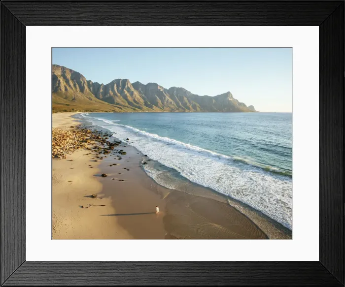 Framed Print : Aerial view of Kogel Bay, Western Cape, South Africa, Africa Framed Print : Aerial view of Kogel Bay, Western Cape, South Africa, Africa
