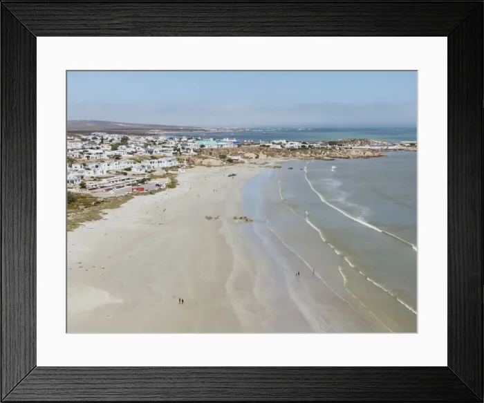 Framed Print : Aerial view of Paternoster, Western Cape, South Africa, Africa Framed Print : Aerial view of Paternoster, Western Cape, South Africa, Africa