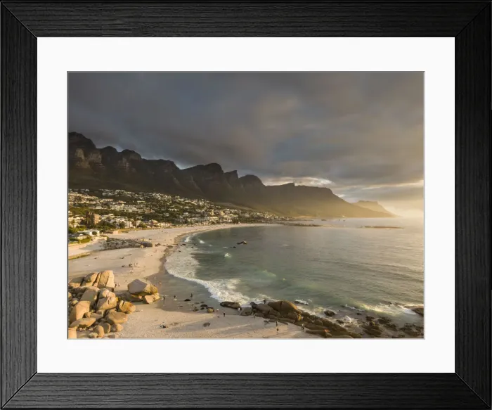 Framed Print : Camps Bay, Cape Town, Western Cape, South Africa, Africa Framed Print : Camps Bay, Cape Town, Western Cape, South Africa, Africa