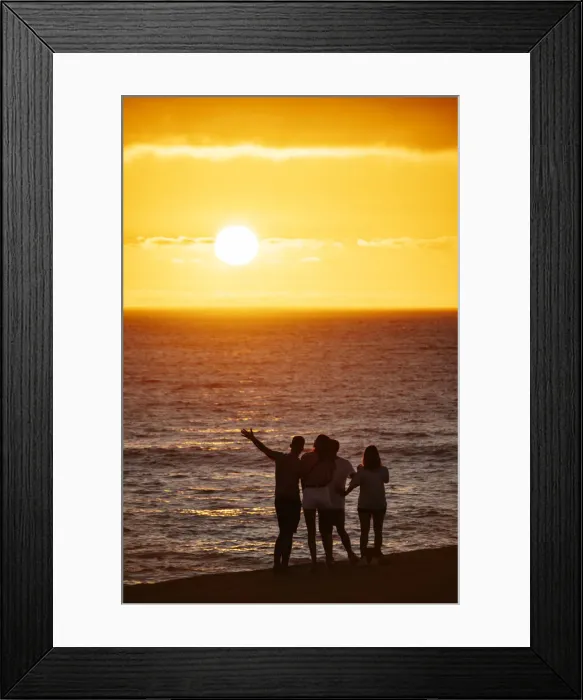Framed Print : People watching sunset, Camps Bay, Cape Town, Western Cape, South Africa, Africa Framed Print : People watching sunset, Camps Bay, Cape Town, Western Cape, South Africa, Africa