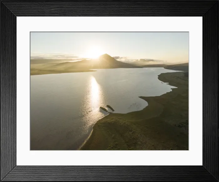 Framed Print : Aerial view of Nqweba Dam at dawn, Graaff-Reinet, Eastern Cape, South Africa, Africa Framed Print : Aerial view of Nqweba Dam at dawn, Graaff-Reinet, Eastern Cape, South Africa, Africa
