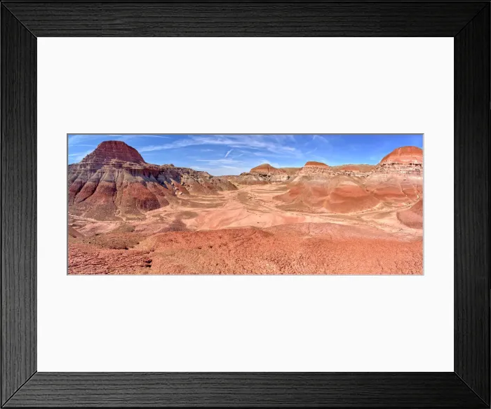 Framed Print : The valley floor of Red Forest at Petrified Forest National Park, Arizona, United States of America, North America Framed Print : The valley floor of Red Forest at Petrified Forest National Park, Arizona, United States of America, North America