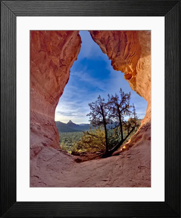Framed Print : The Birthing Cave on the side of Mescal Mountain where Indian women came to give birth in ancient times, Sedona, Arizona, United States of America, North America Framed Print : The Birthing Cave on the side of Mescal Mountain where Indian women came to give birth in ancient times, Sedona, Arizona, United States of America, North America