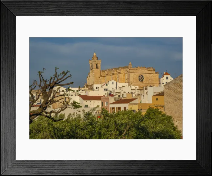 Framed Print : View of Catedral de Santa Maria de Menorca, Ciutadella, Menorca, Balearic Islands, Spain, Mediterranean, Europe Framed Print : View of Catedral de Santa Maria de Menorca, Ciutadella, Menorca, Balearic Islands, Spain, Mediterranean, Europe