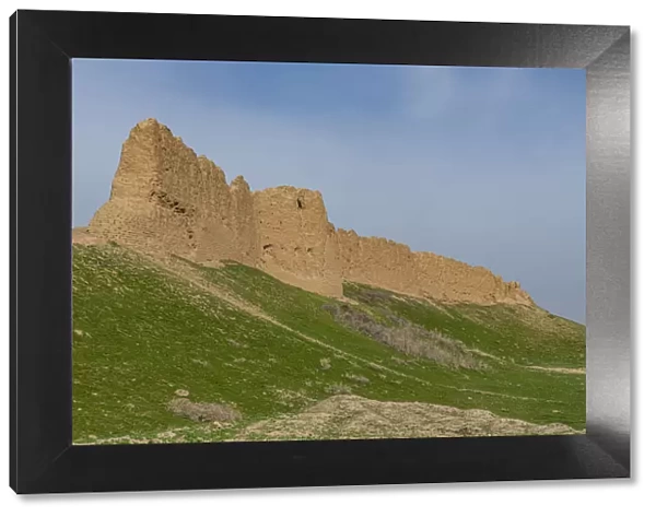 City walls, Sauran Ancient Settlement, Turkistan, Kazakhstan, Central Asia, Asia
