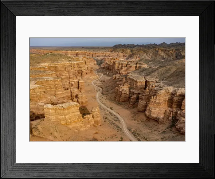Framed Print : Aerial of the Charyn Canyon, Tian Shan mountains, Kazakhstan, Central Asia, Asia Framed Print : Aerial of the Charyn Canyon, Tian Shan mountains, Kazakhstan, Central Asia, Asia