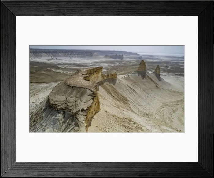Framed Print : Aerial of Bozzhira Canyon, Ustyurt plateau, Mangystau, Kazakhstan, Central Asia, Asia Framed Print : Aerial of Bozzhira Canyon, Ustyurt plateau, Mangystau, Kazakhstan, Central Asia, Asia