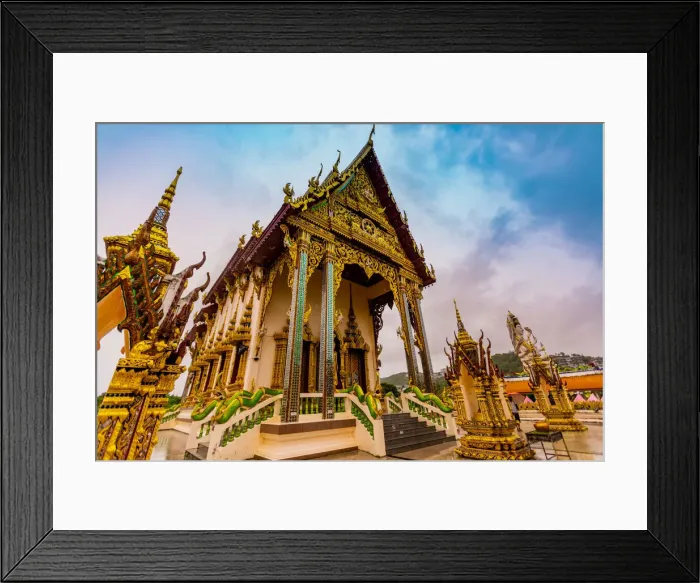 Framed Print : Wat Plai Laem Temple, Koh Samui, Thailand, Southeast Asia, Asia