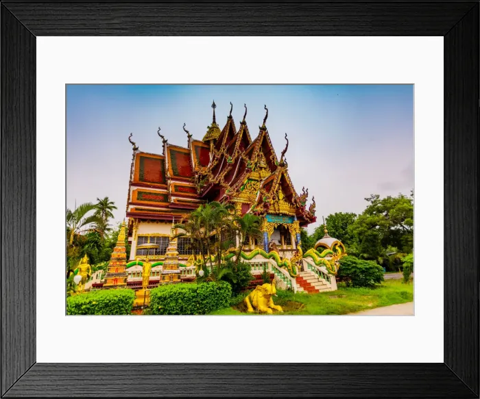 Framed Print : Wat Laem Suwannaram, Koh Samui, Thailand, Southeast Asia, Asia Framed Print : Wat Laem Suwannaram, Koh Samui, Thailand, Southeast Asia, Asia