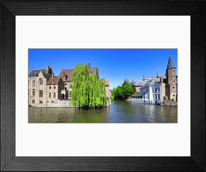 Framed Print : Old houses along the canal Rozenhoedkaai, Bruges, UNESCO World Heritage Site, Belgium, Europe Framed Print : Old houses along the canal Rozenhoedkaai, Bruges, UNESCO World Heritage Site, Belgium, Europe