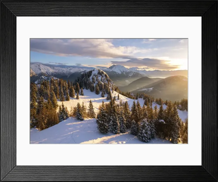Framed Print : Winter season in Orobie Alps during sunrise, Presolana peak in Bergamo province, Lombardy district, Italy, Europe Framed Print : Winter season in Orobie Alps during sunrise, Presolana peak in Bergamo province, Lombardy district, Italy, Europe