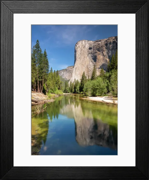 Framed Print : El Capitan reflected in the River Merced, Yosemite Natiional Park, UNESCO World Heritage Site, California, United States of America, North America Framed Print : El Capitan reflected in the River Merced, Yosemite Natiional Park, UNESCO World Heritage Site, California, United States of America, North America